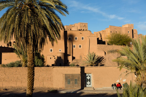 Photograph of Taourirt Kasbah citadel of Ouarzazate, Morocco