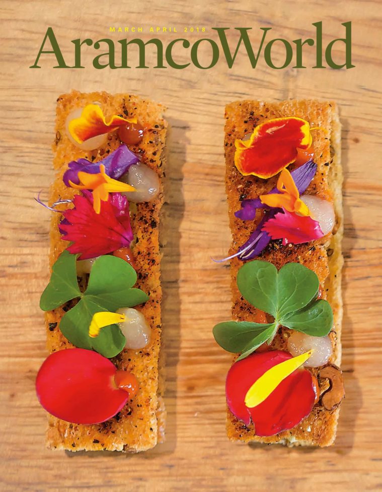 Magazine cover showing a close-up food photograph